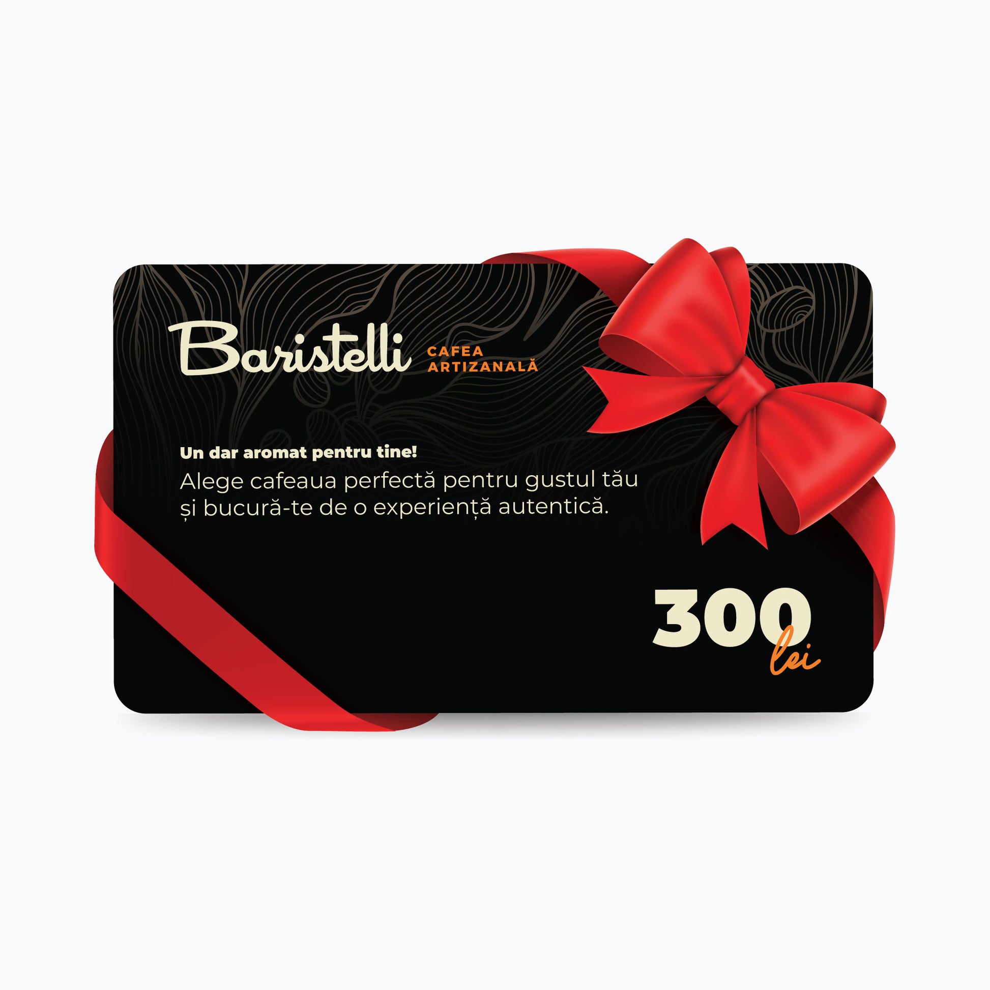 Card cadou Baristelli 300 RON, acces la cafea premium și accesorii