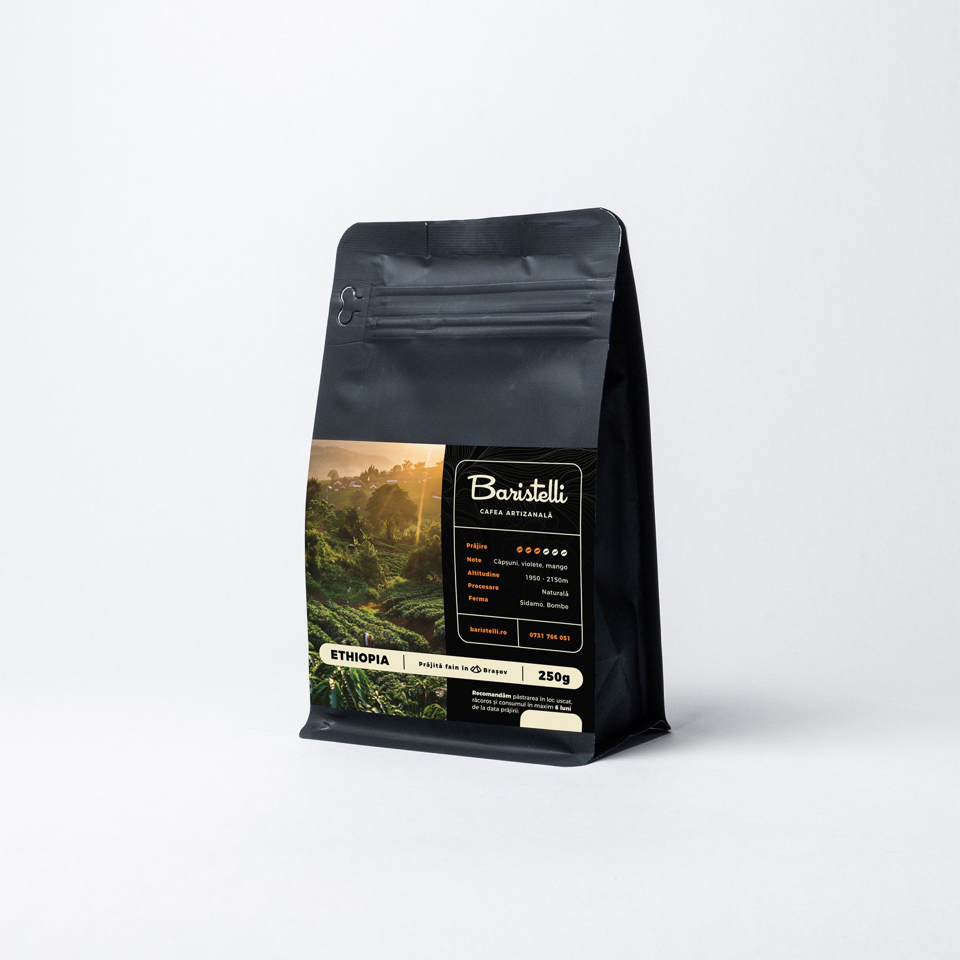 Ethiopia, Sidamo - Baristelli, Cafea boabe premium