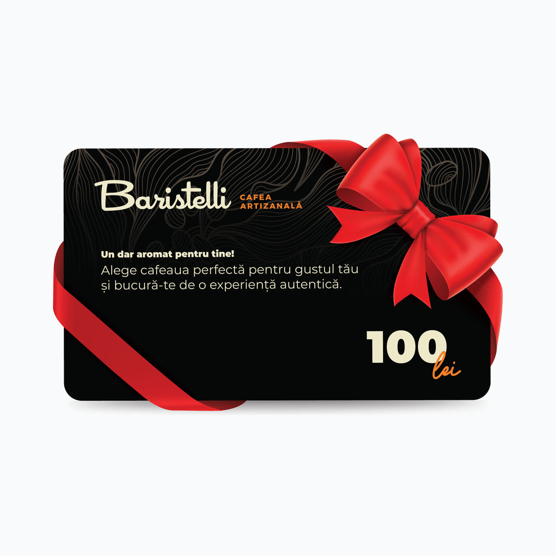 Card cadou Baristelli 100 RON, cadoul ideal pentru pasionații de cafea premium și accesorii