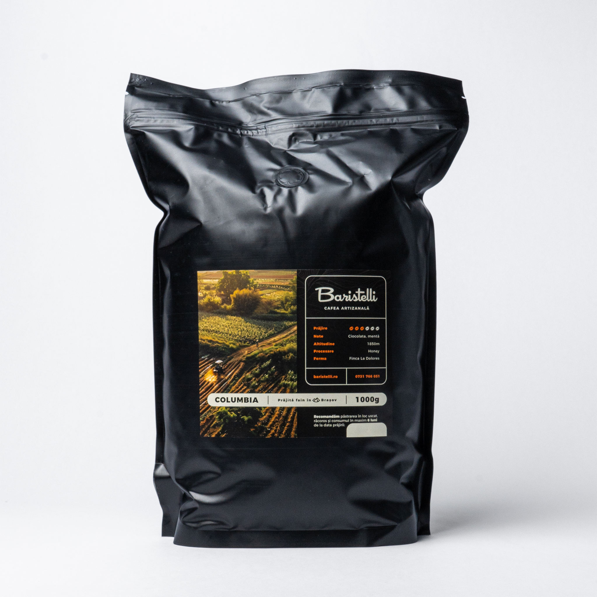 Cafea boabe, Baristelli, Origine Columbia, 1kg