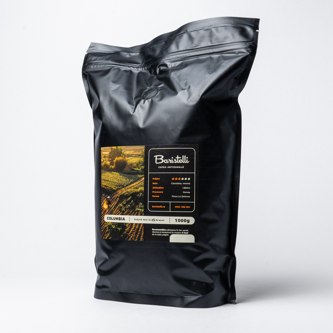 Cafea boabe, Baristelli, Origine Columbia, 1kg