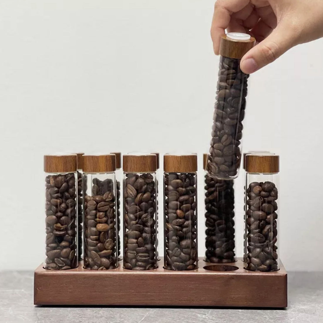 Barista Space, set depozitare boabe de cafea, 12 bucăți - Baristelli - Barista Space