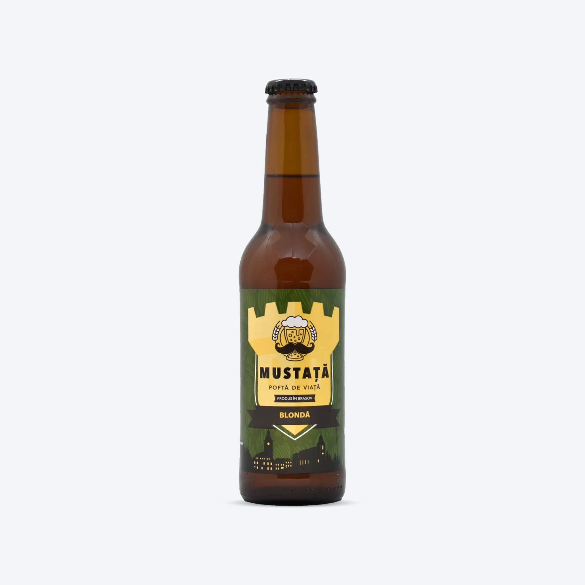 Bere artizanală, Mustață de Bere, Blondă, 330ml - Baristelli - Mustață de Bere