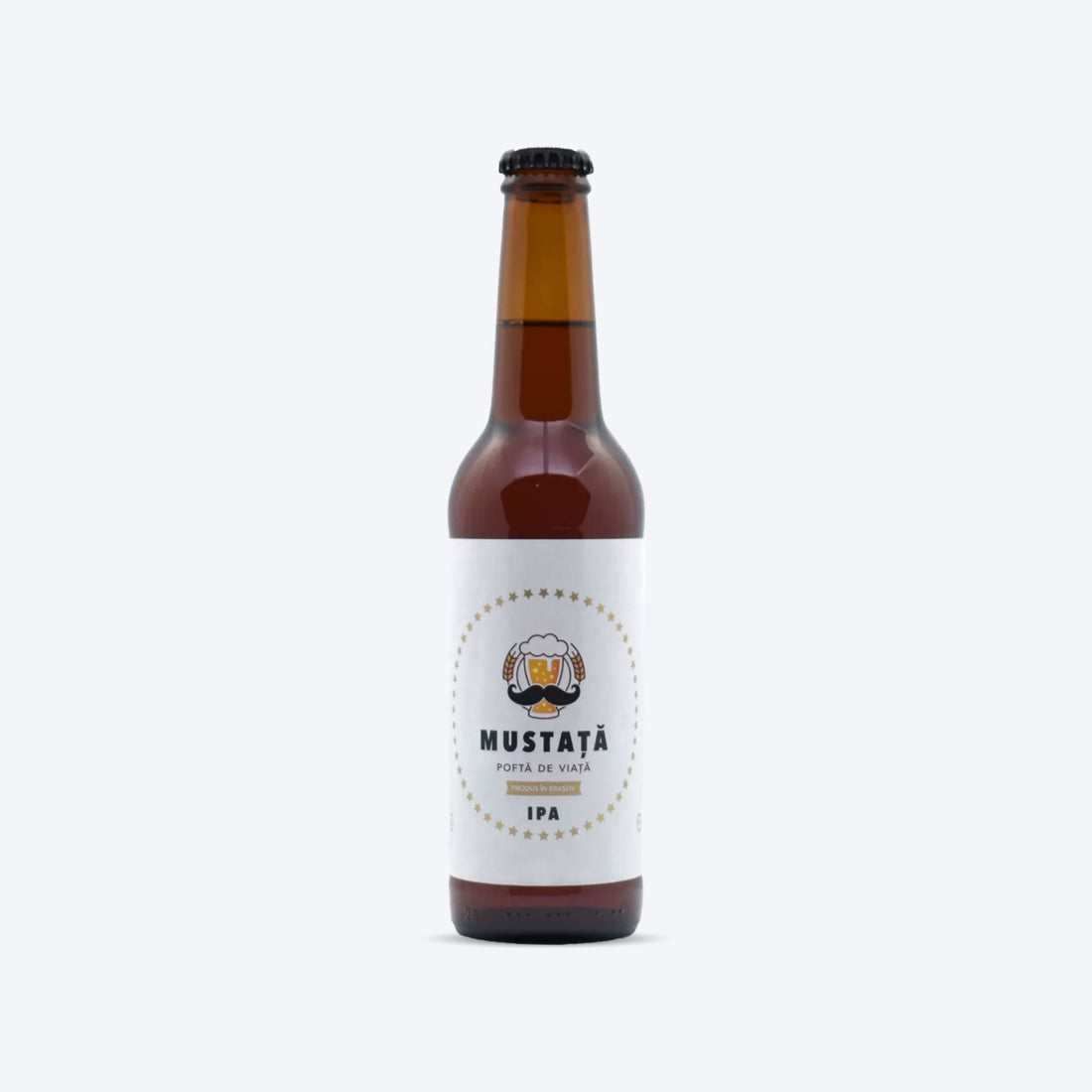 Bere artizanală, Mustață de Bere, IPA, 330ml - Baristelli - Mustață de Bere