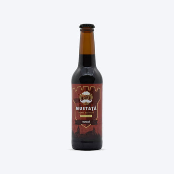 Bere artizanală, Mustață de Bere, Neagră, 330ml - Baristelli - Mustață de Bere