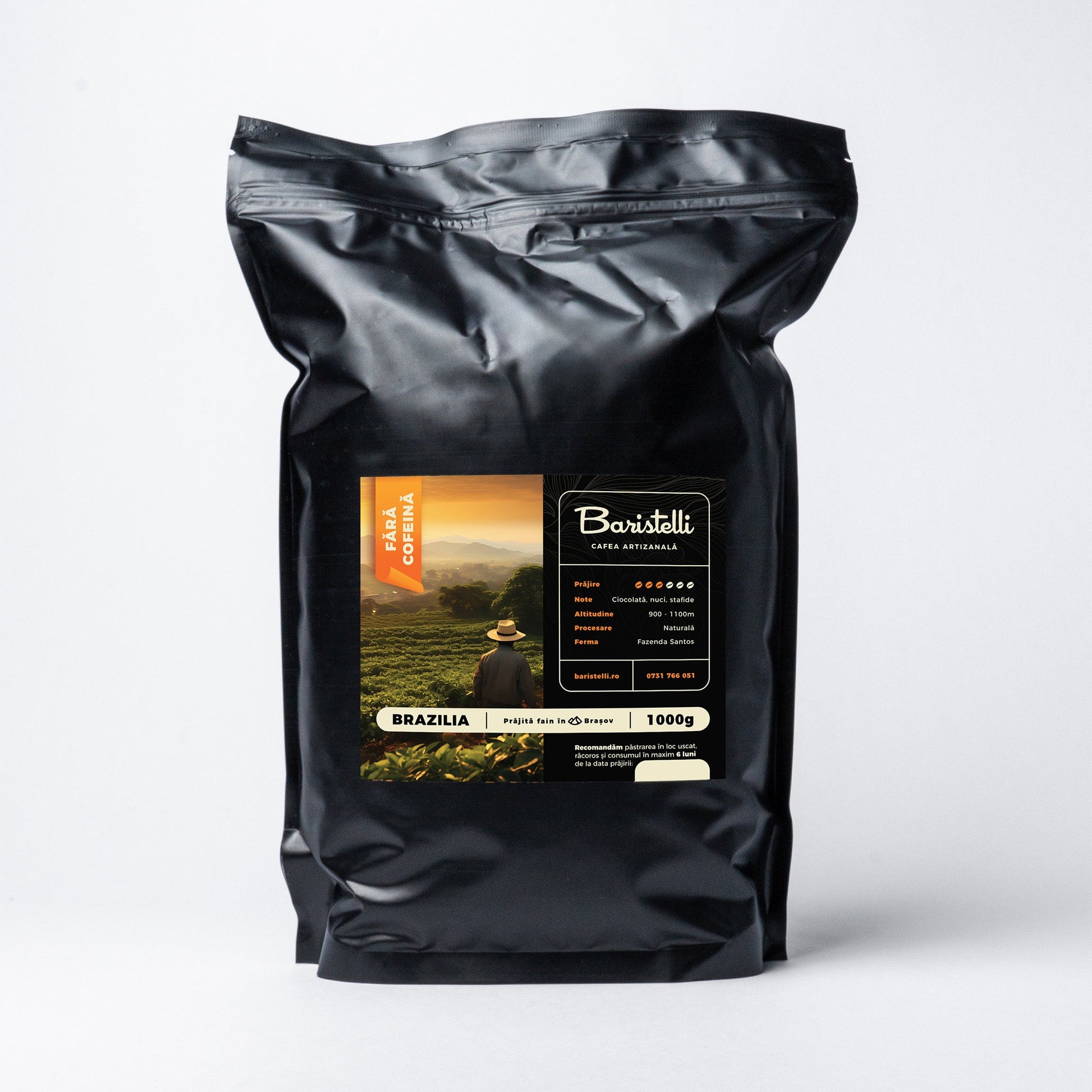 Brazilia decofeinizată, Santos - Baristelli - Baristelli