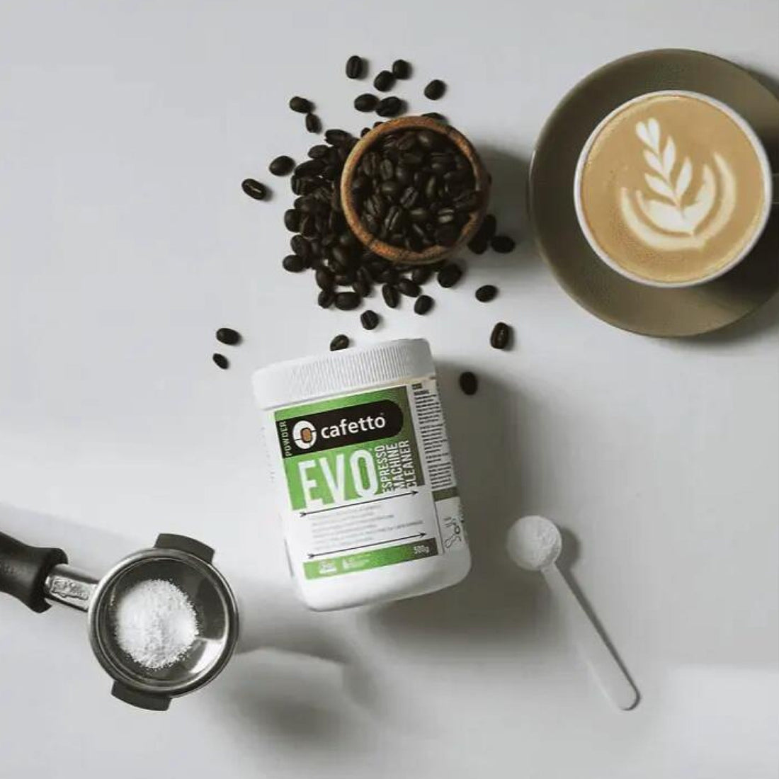 CAFETTO EVO, pulbere de curățare pentru espressoare, 1kg - Baristelli - Cafetto