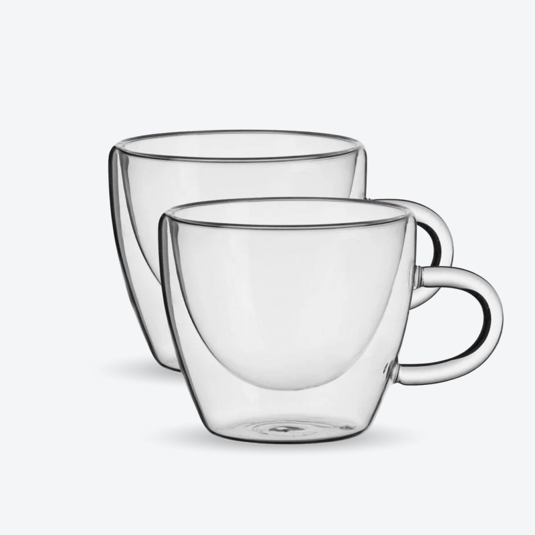 Cană cappuccino/ceai, sticlă dublă, 170ml