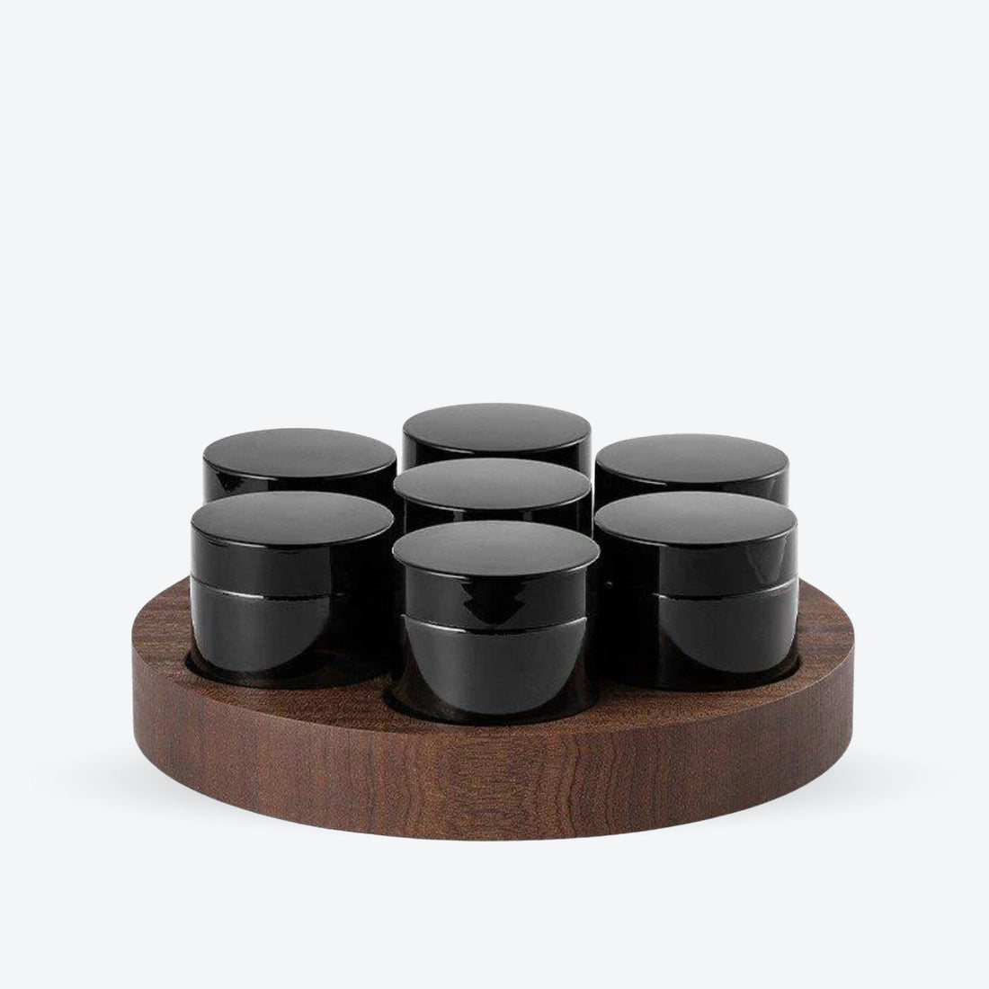 MHW - 3BOMBER, set recipient de depozitare cafea cu tăviță din lemn, 7 recipiente - Baristelli - MHW - 3BOMBER