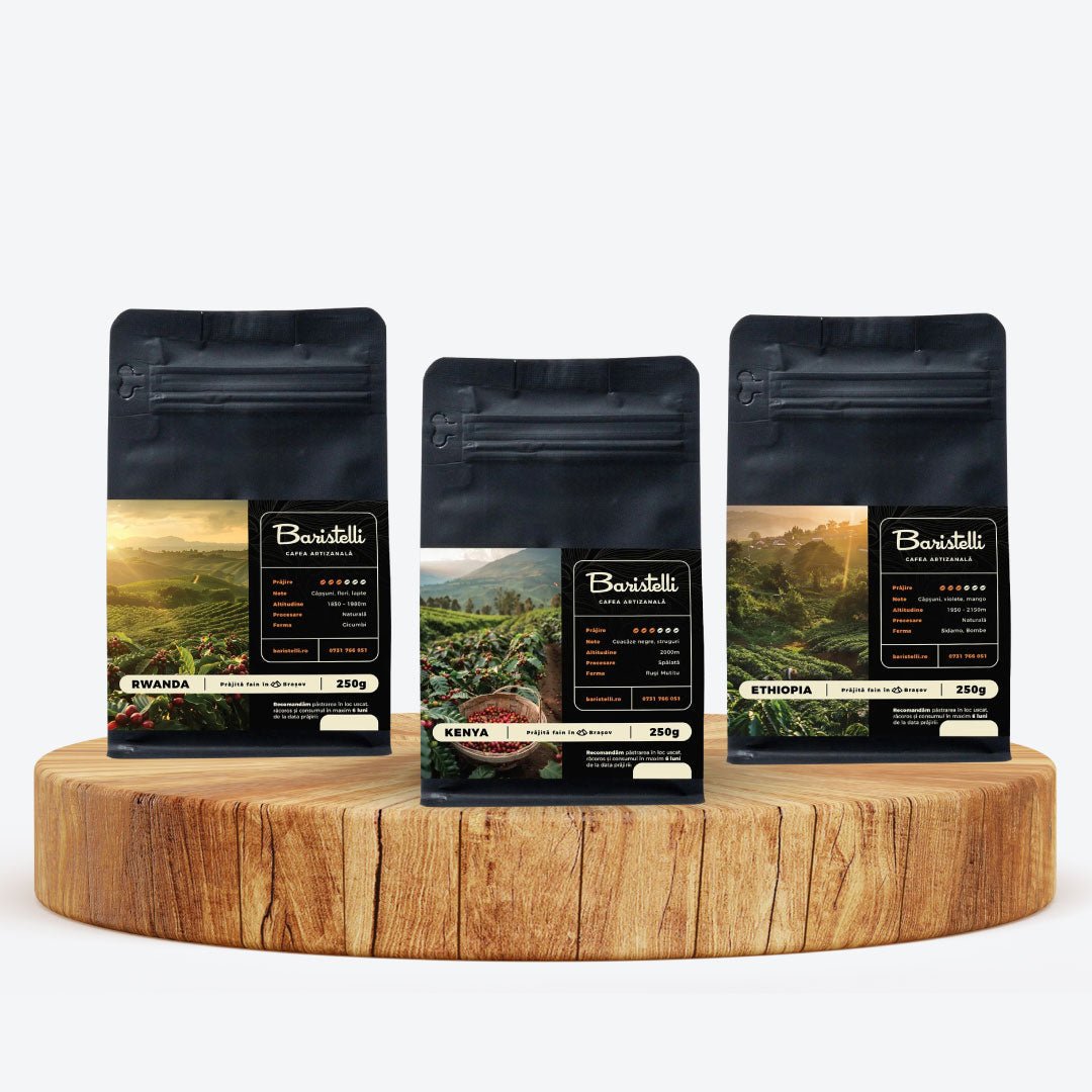 Pachet Africa - 3 cafele - Baristelli - Baristelli
