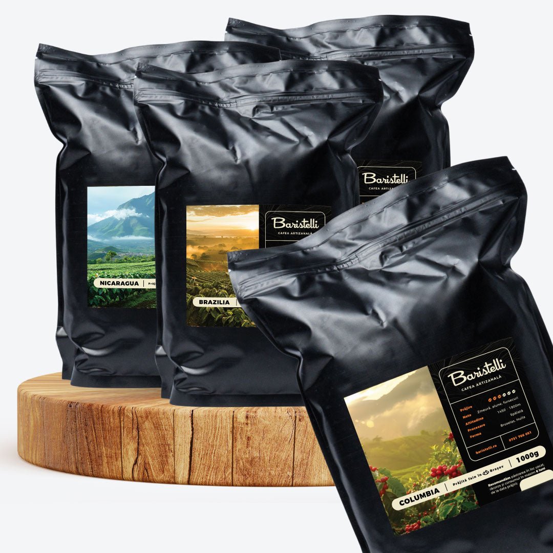 Pachet America Latină - 4 cafele - Baristelli - Baristelli