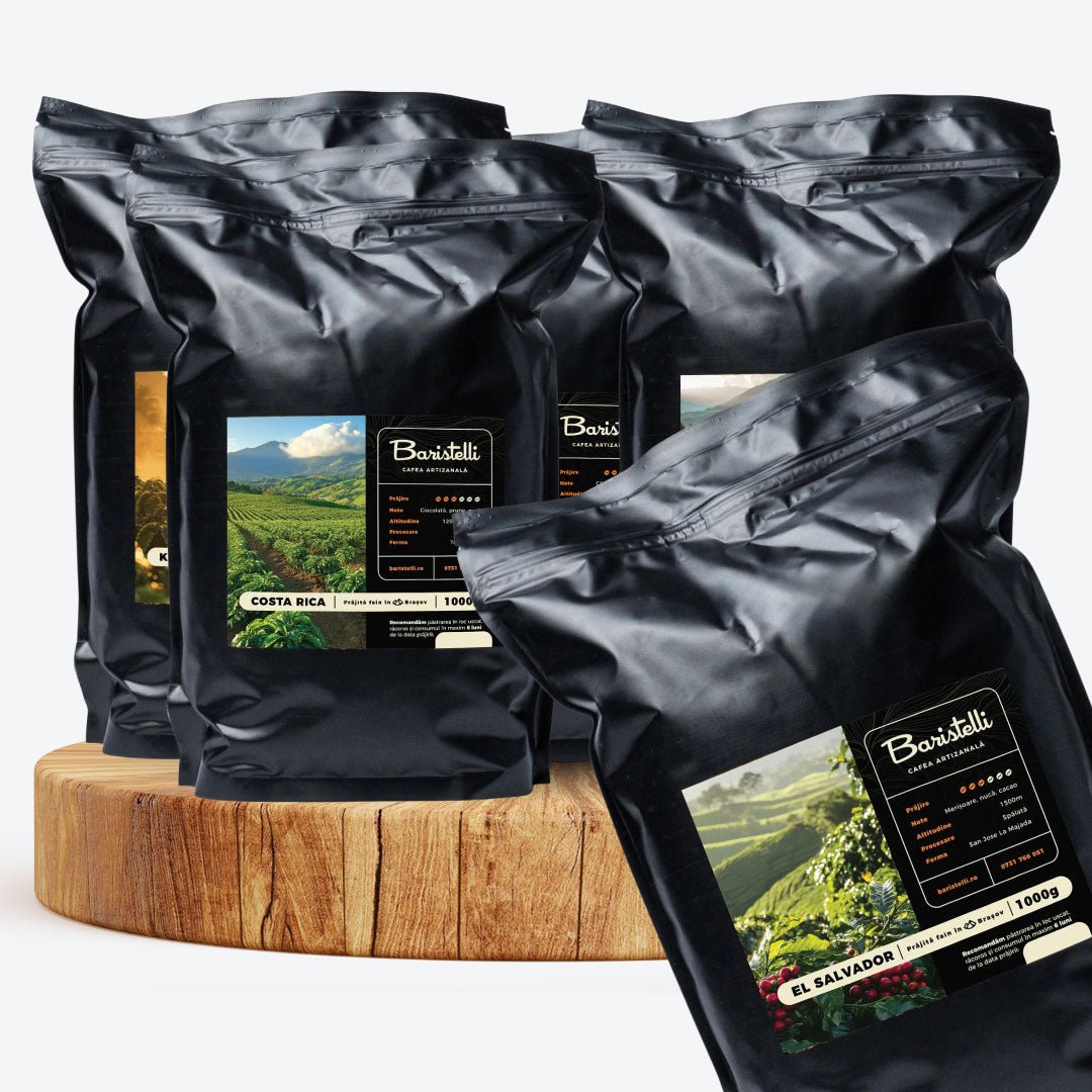 Pachet America Latină - 7 cafele - Baristelli - Baristelli