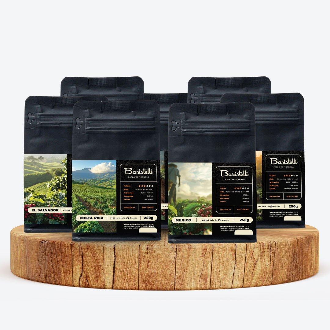 Pachet America Latină - 7 cafele - Baristelli - Baristelli