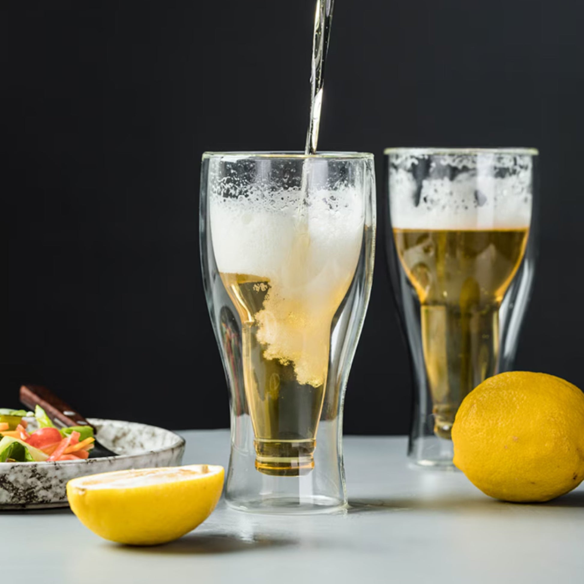 Pahar bere, sticlă dublă, 400ml - Baristelli - Universal