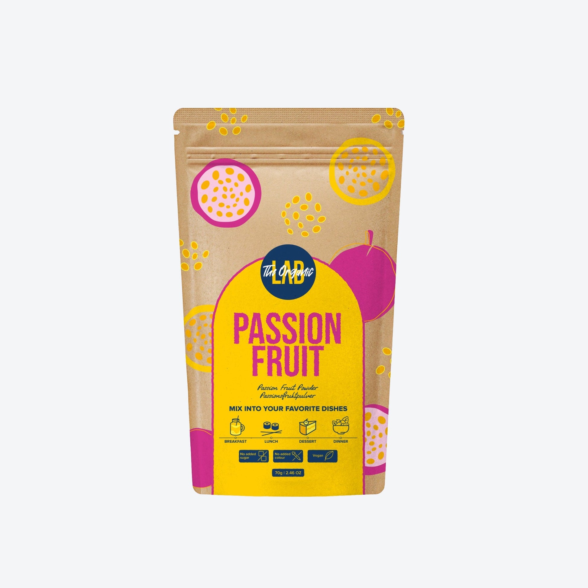 Pudră de Fructul pasiunii, 70g - Baristelli - Moya