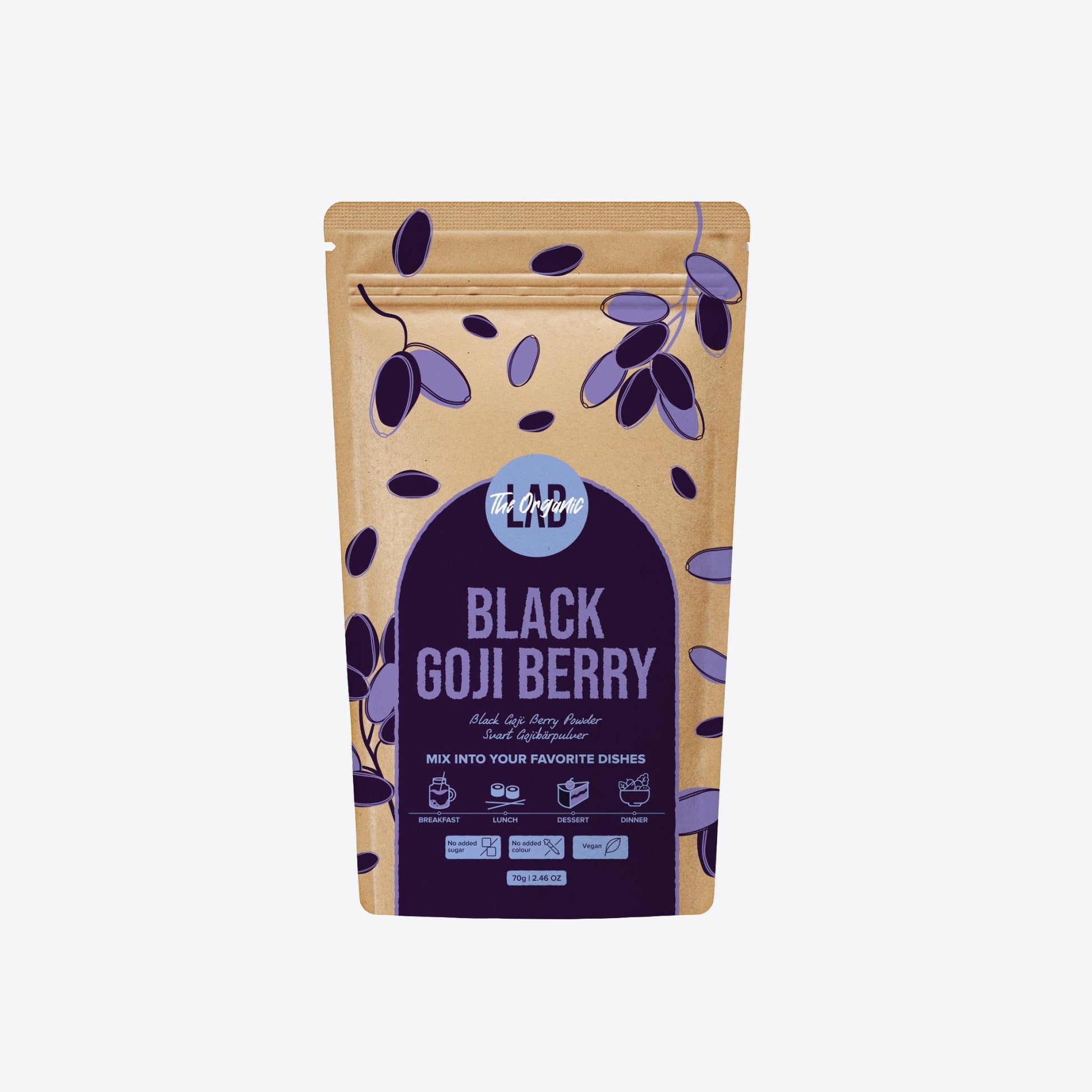 Pudră de Goji negru, 70g - Baristelli - Moya