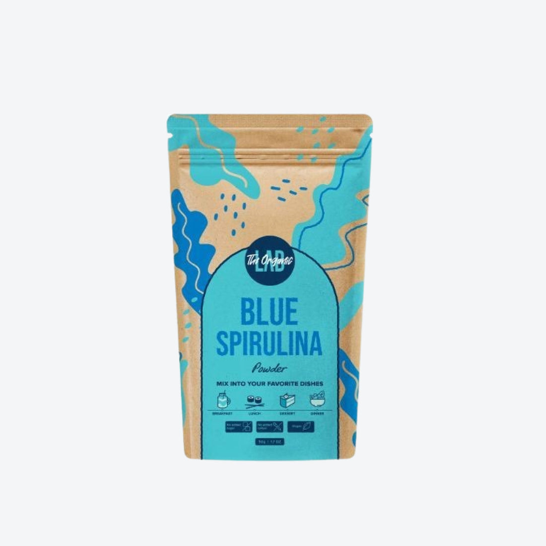 Spirulină albastră, pudră 50g - Baristelli - Moya